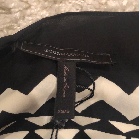 BCBG black and white kaftan dress - Picture 8 of 8